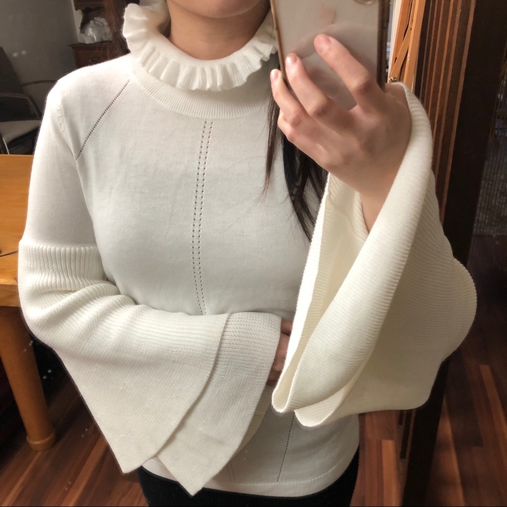 Brand new ruffle design sweater from Nordstrom
